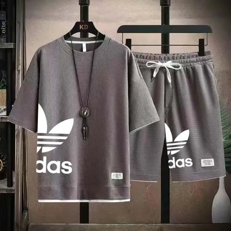 Men's Casual T-Shirt & Shorts Set