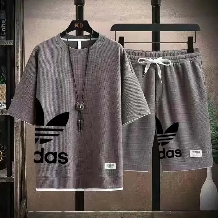 Men's Casual T-Shirt & Shorts Set