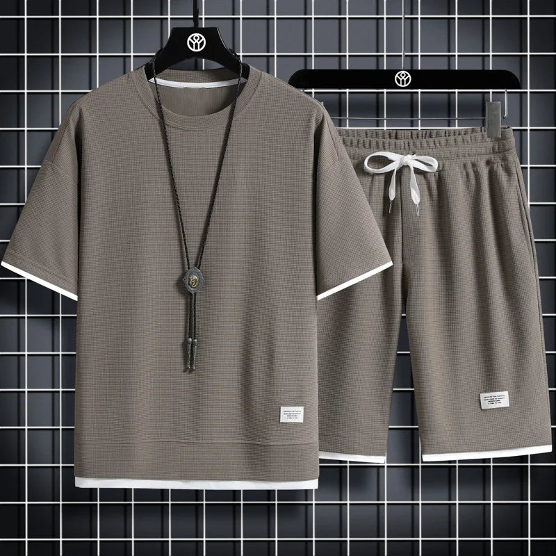 Men's Athletic Casual Two-Piece Set