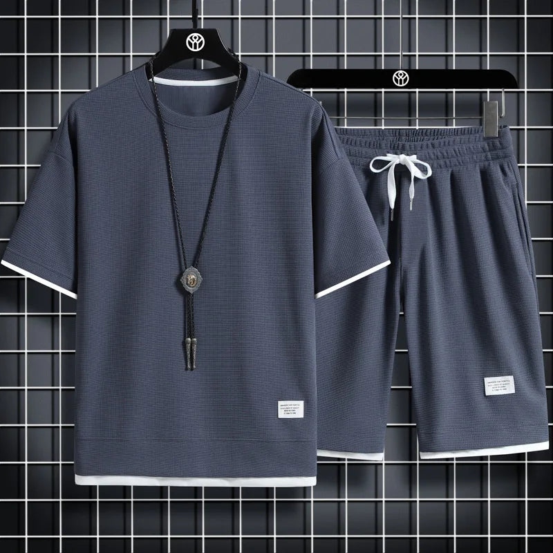 Men's Athletic Casual Two-Piece Set