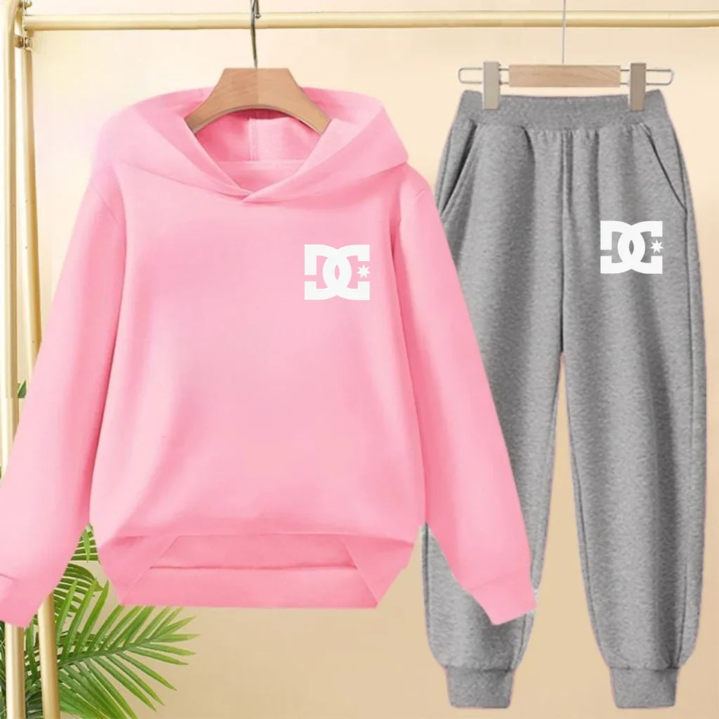 Kids Autum/Winter Hoodie & Pants 2- Pieces Set