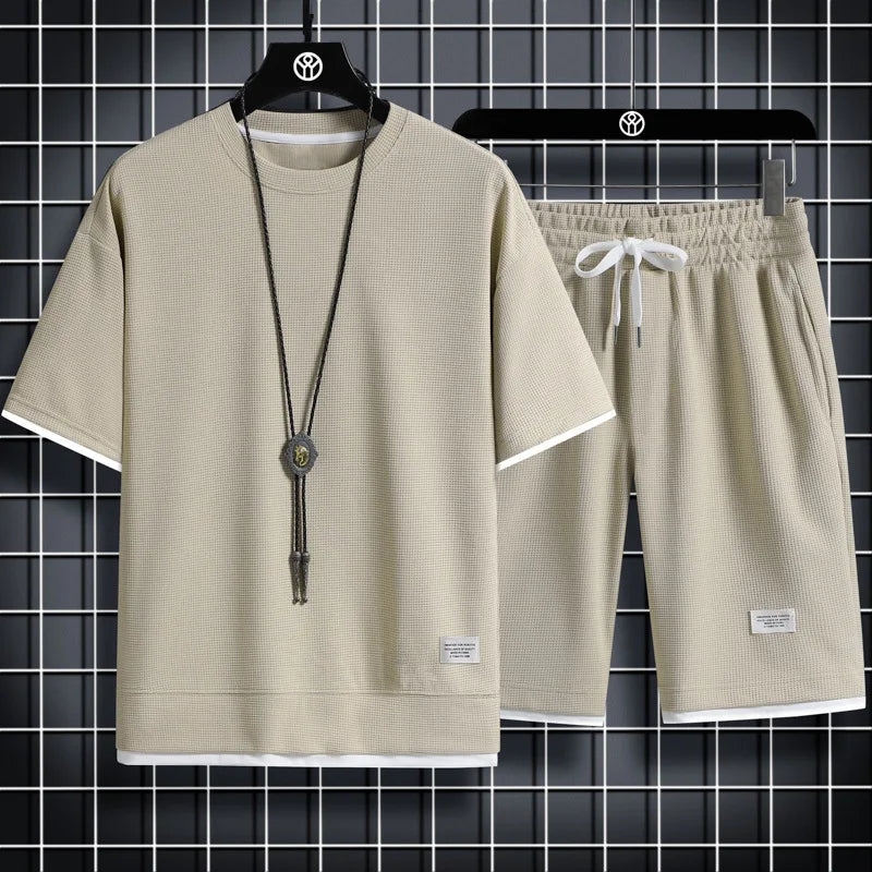 Men's Athletic Casual Two-Piece Set