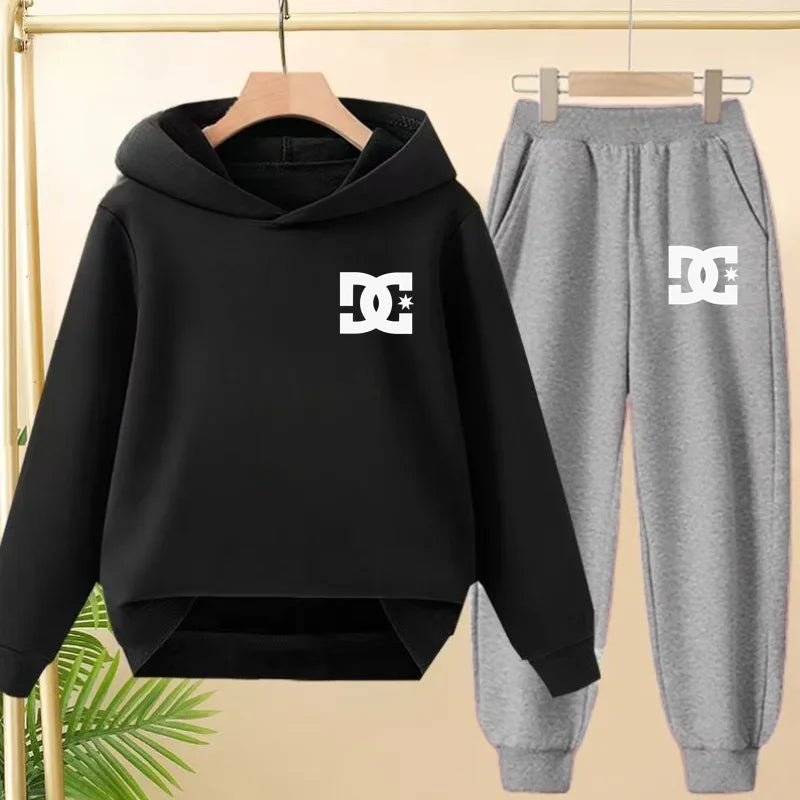 Kids Autum/Winter Hoodie & Pants 2- Pieces Set