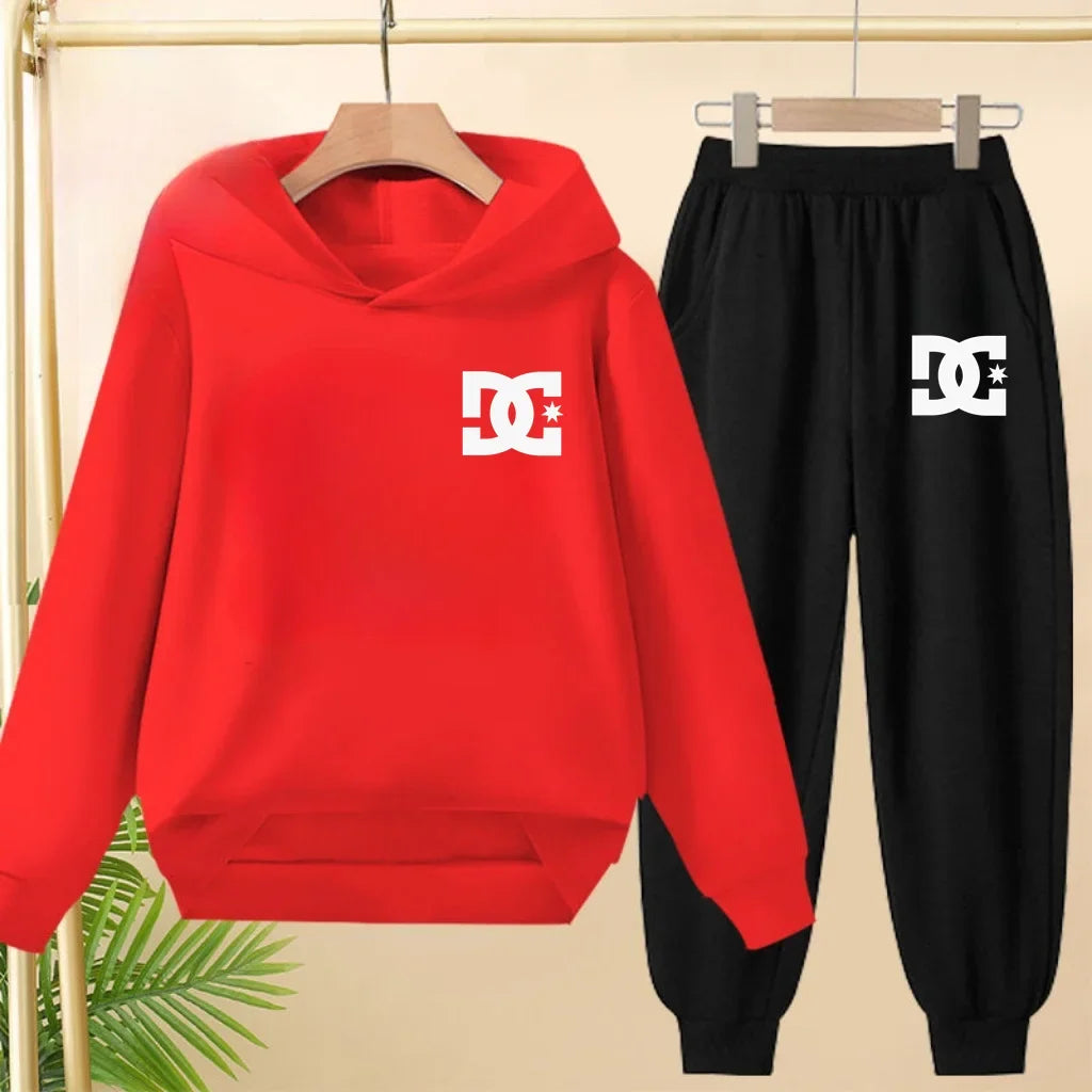 Kids Autum/Winter Hoodie & Pants 2- Pieces Set